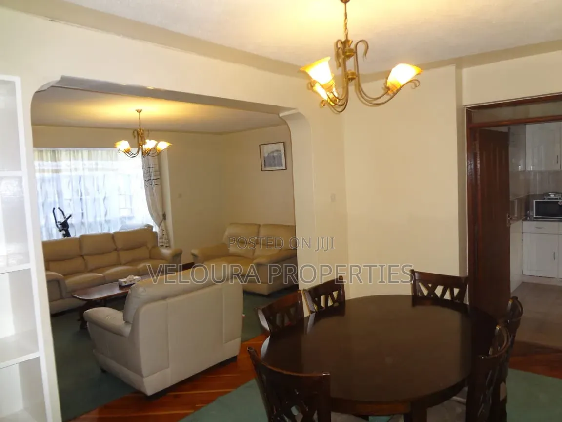 Furnished 3bdrm Apartment in Riara, Hurlingham for rent