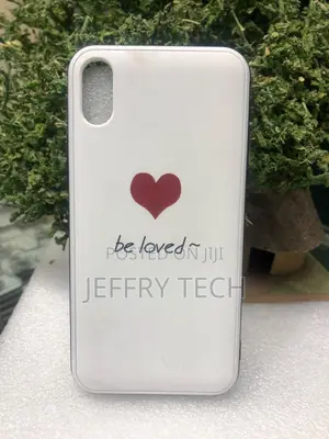 "Be Loved" Minimalist White Case a Clean Matte whiteiPhone XR