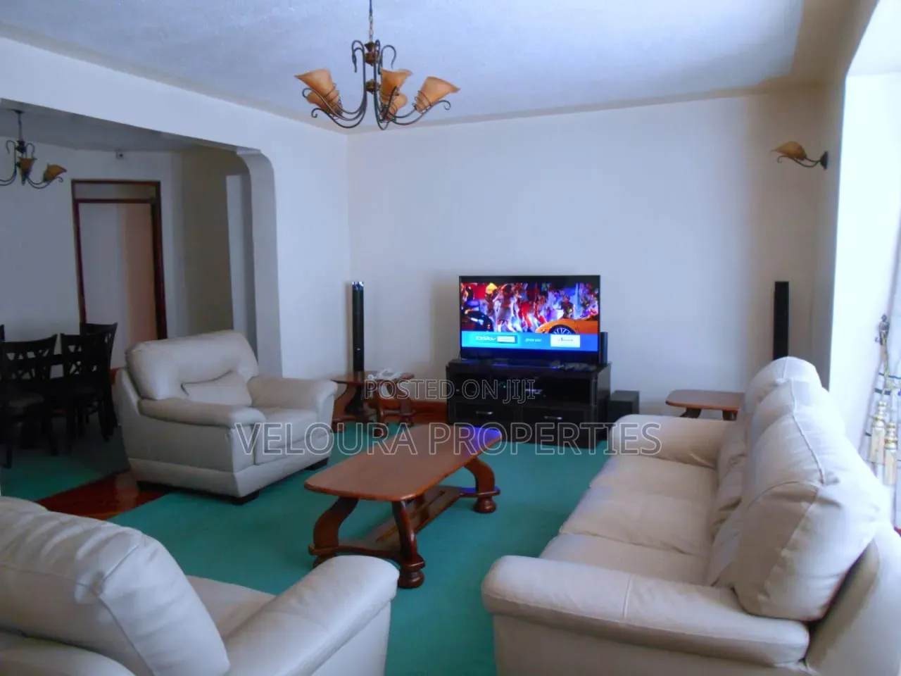 Furnished 3bdrm Apartment in Riara, Hurlingham for rent