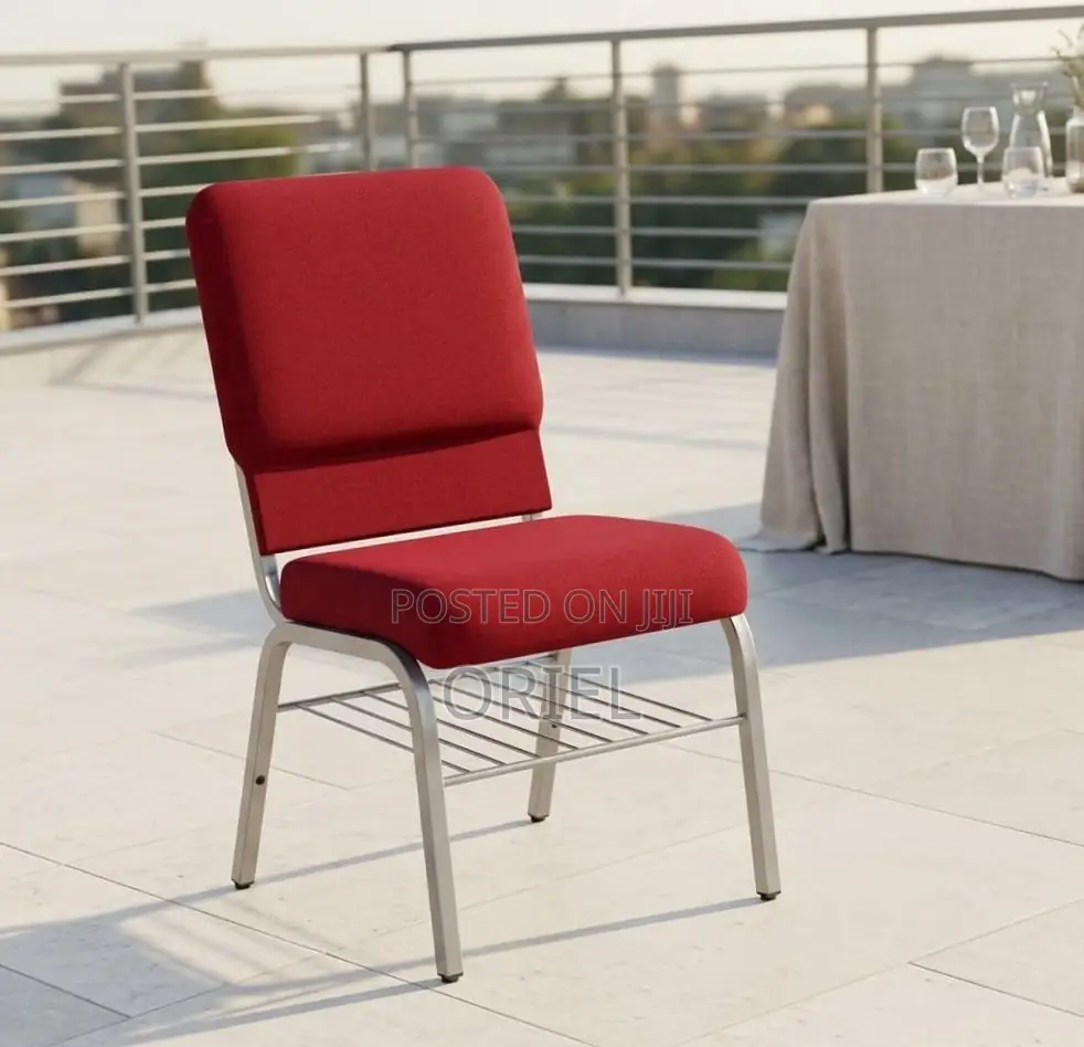 Modern Auditorium Chair : Fabric Stackable Church Chair