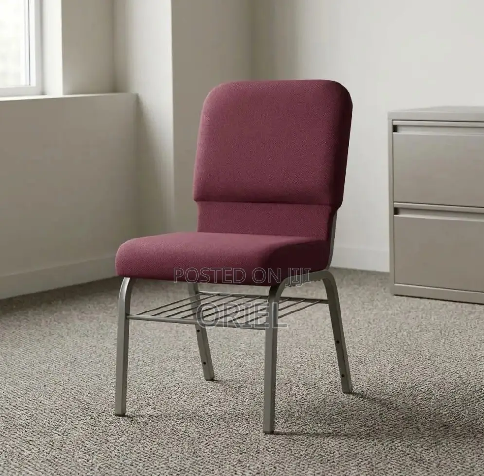 Modern Auditorium Chair : Fabric Stackable Church Chair