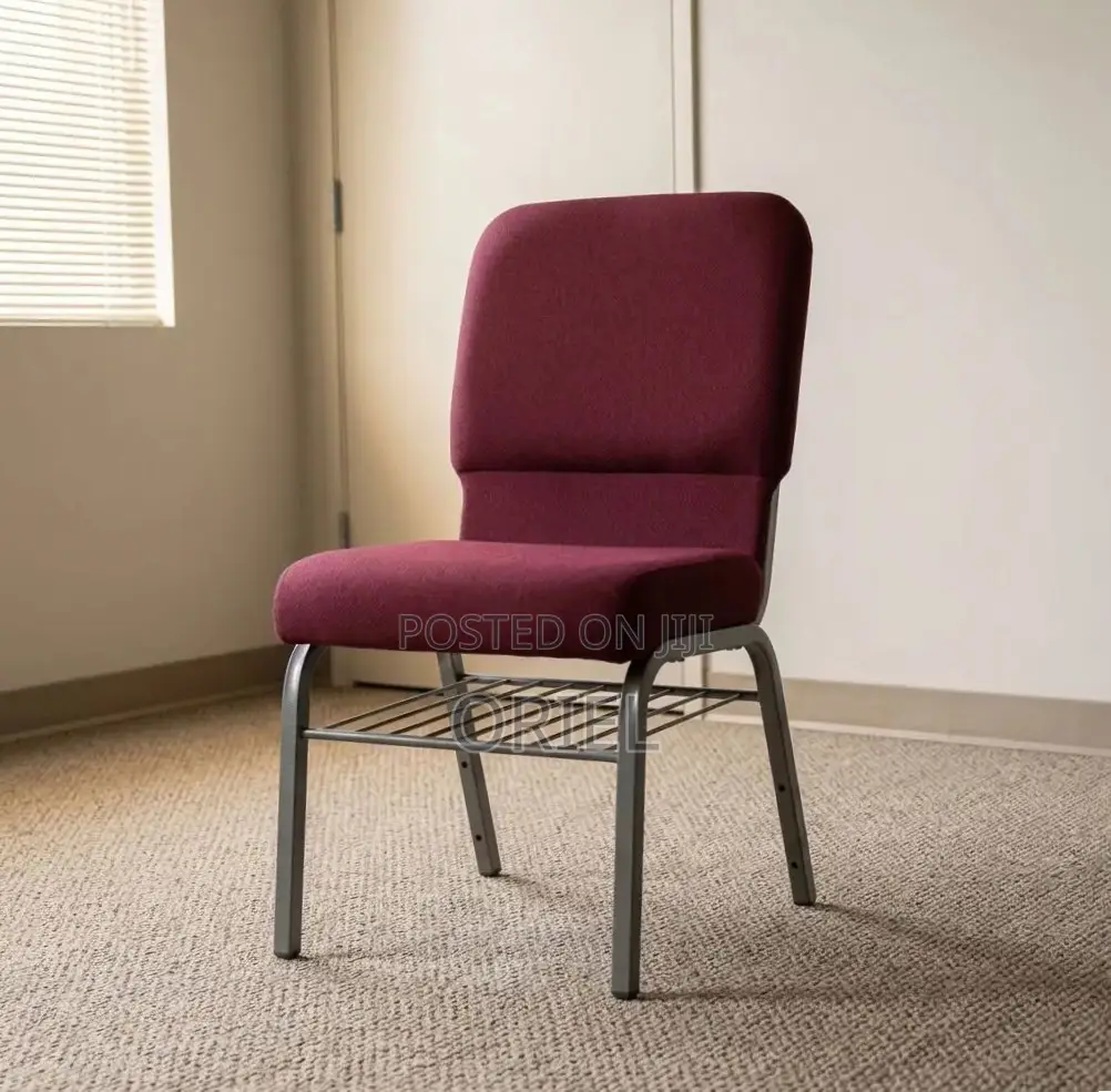 Modern Auditorium Chair : Fabric Stackable Church Chair