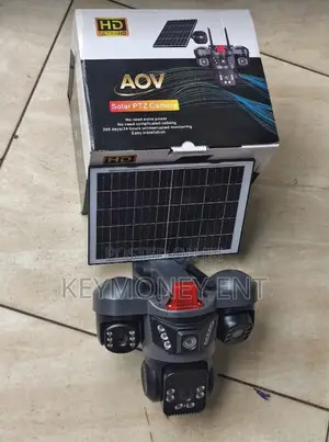 Latest Triple 3 Screen 4G Simcard Solar Powered Camera