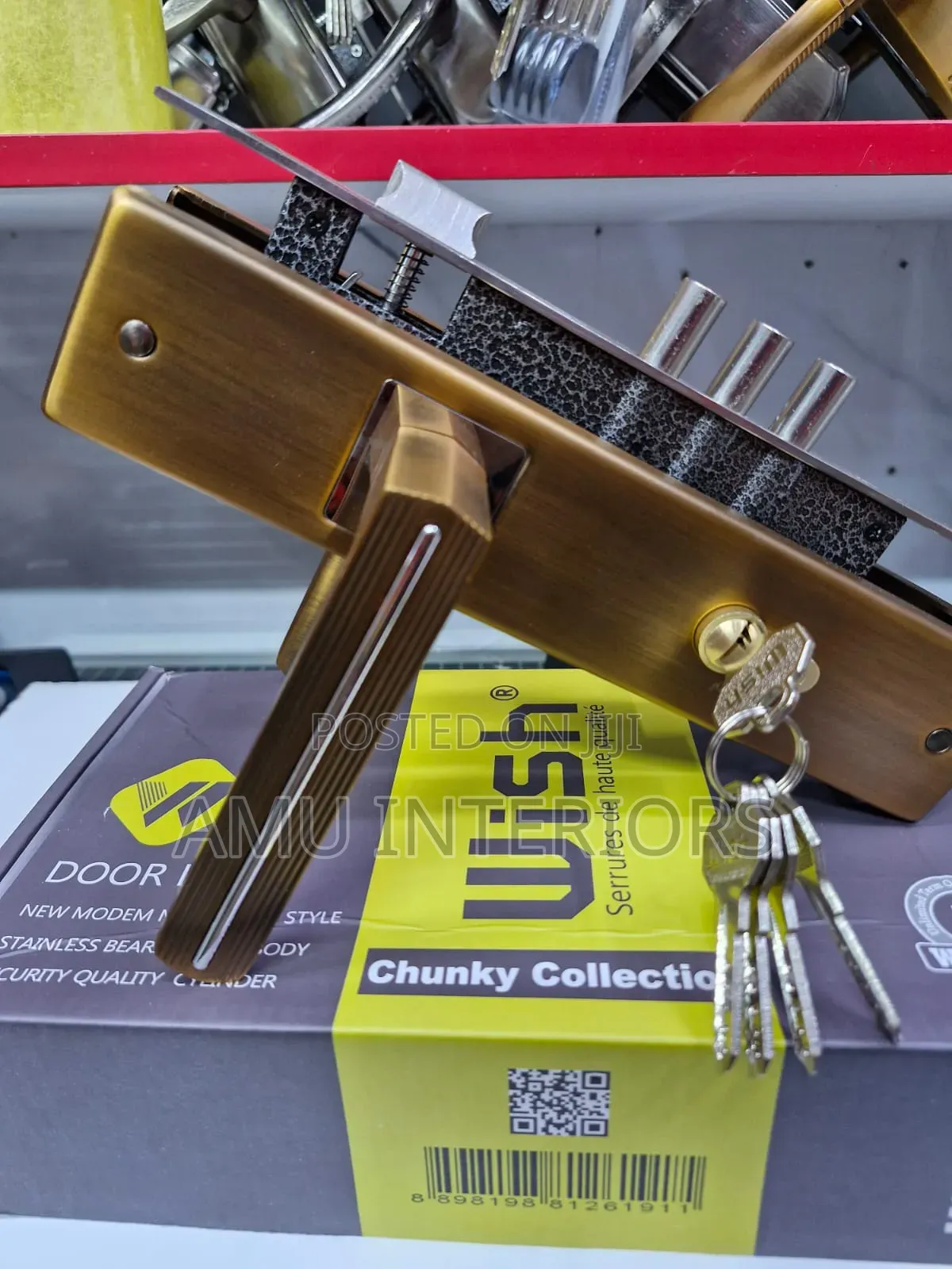 Door Lock Main Door 3pin