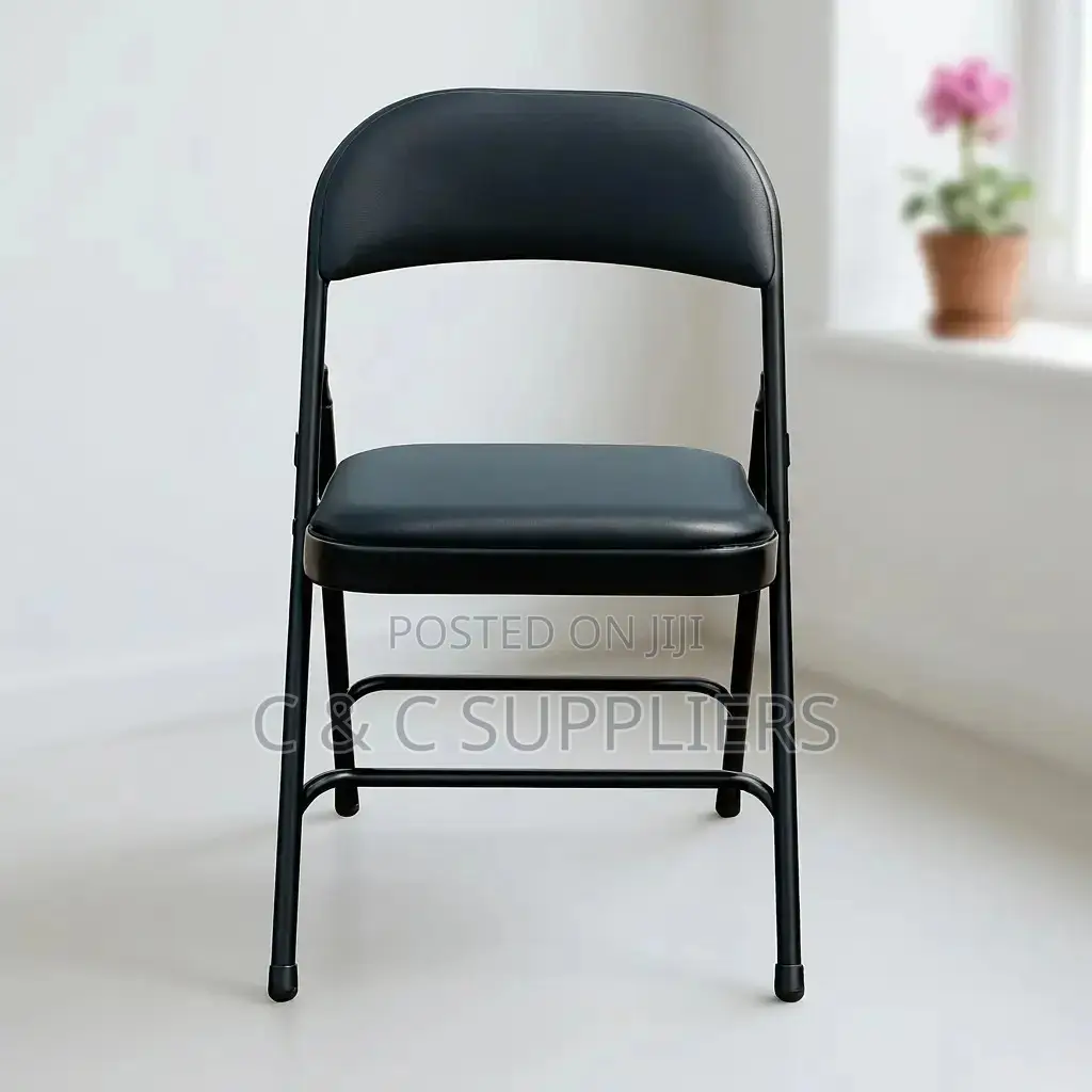 Black Folding Home Office Study Chair.