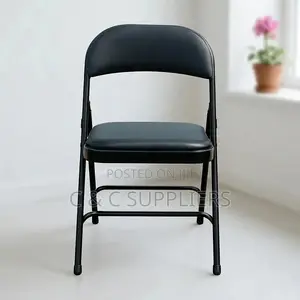 Black Folding Home Office Study Chair.