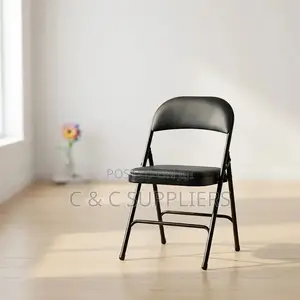 Black Folding Home Office Study Chair.