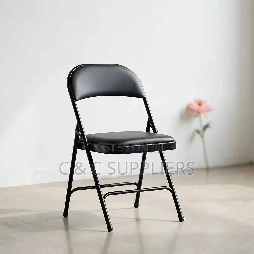 Black Folding Home Office Study Chair.