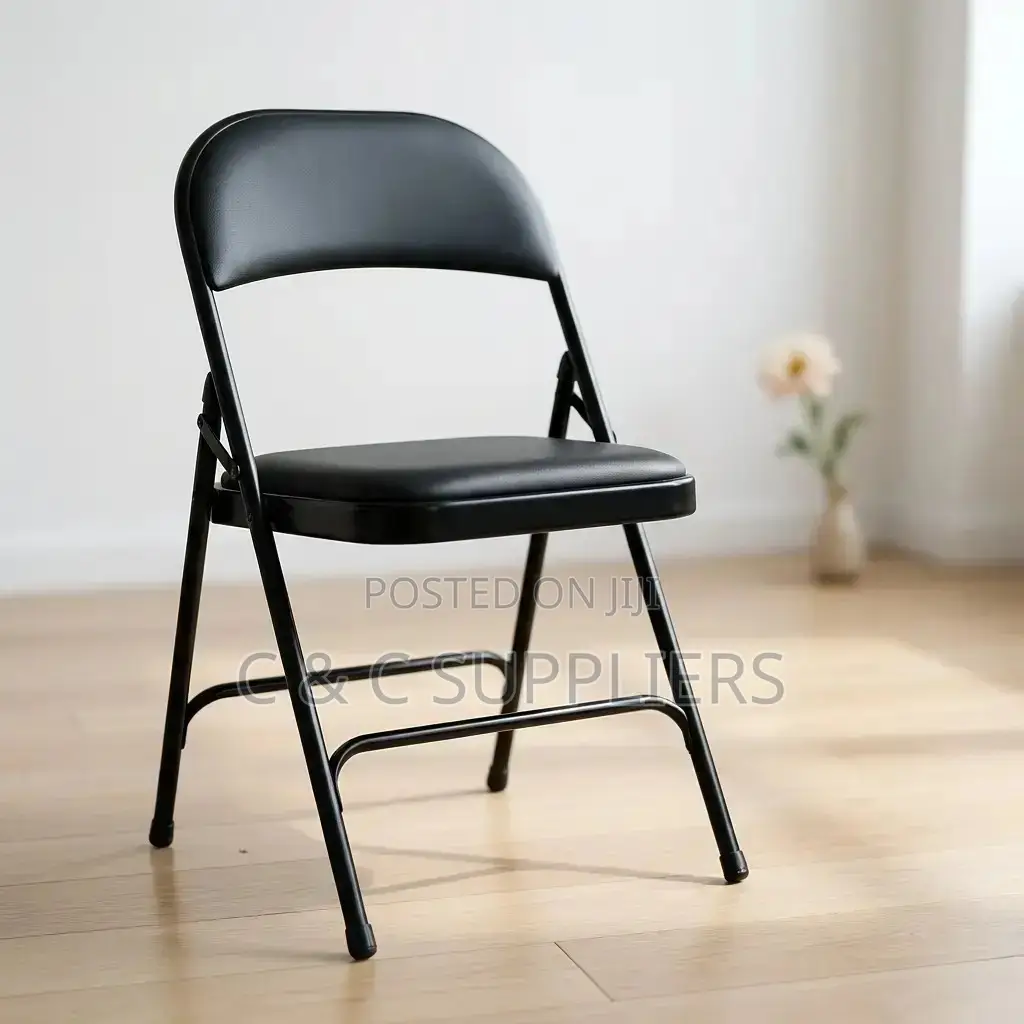 Black Folding Home Office Study Chair.
