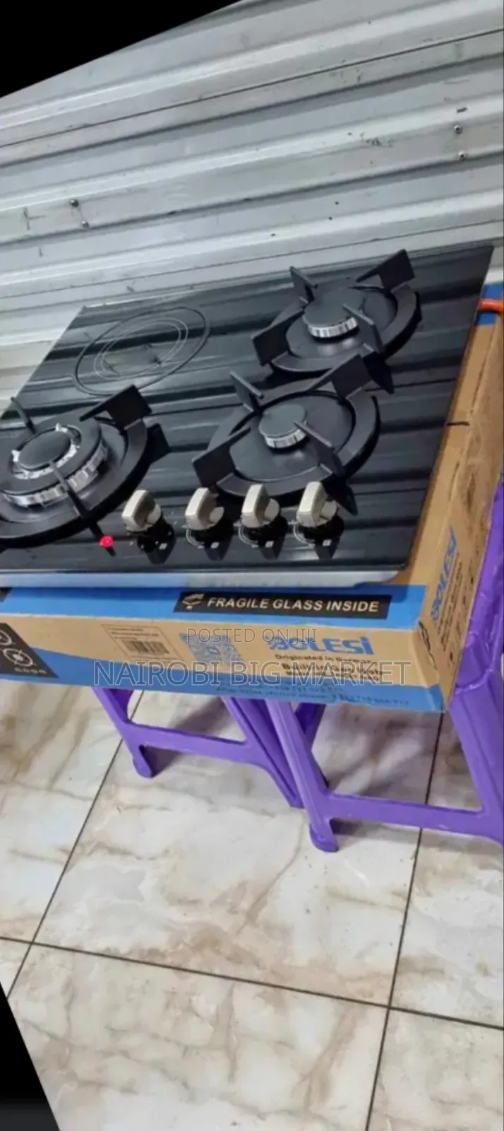 Bolesi Hob 3 Gas Burner