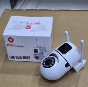 Wall Mount Bulb Dual Lens Wifi Camera