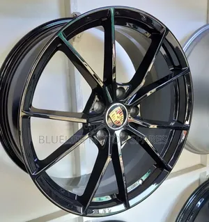 Black Size 20 Rims for Porsche Cayenne, Panamera, Boxster, 911, GT3