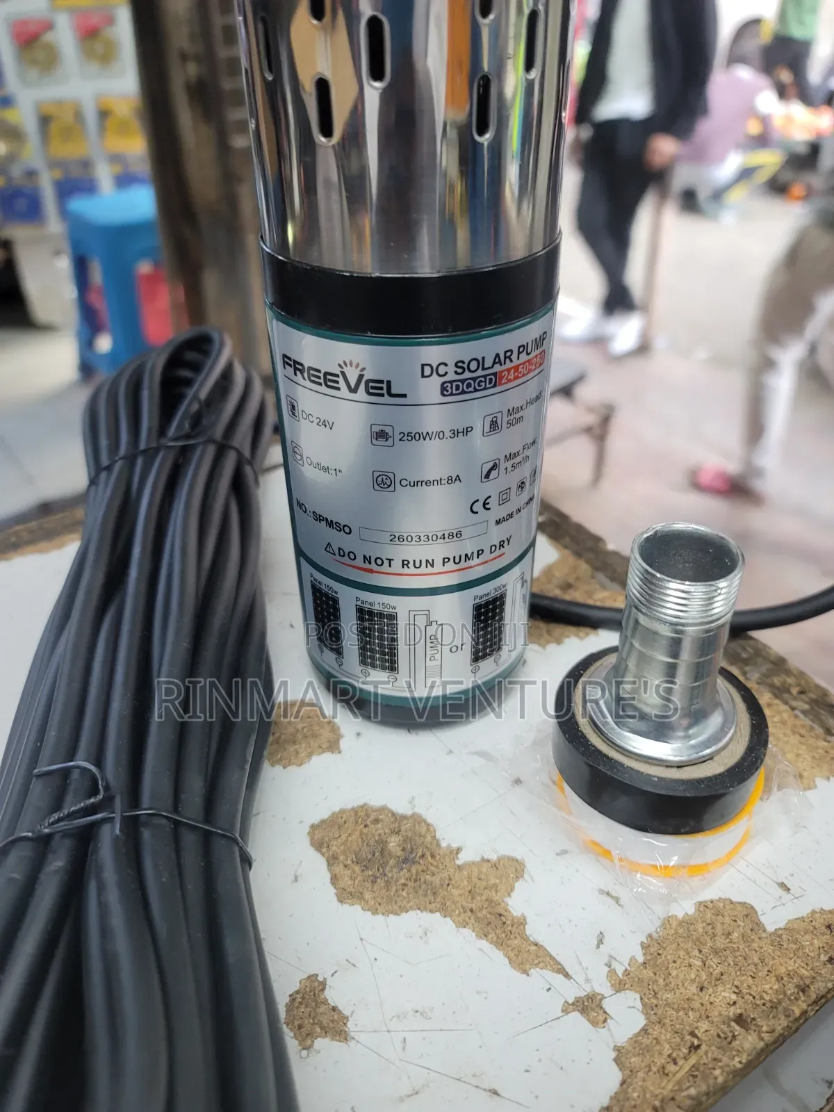 Freevel DC Pump 50m/Solar Pump 1inch