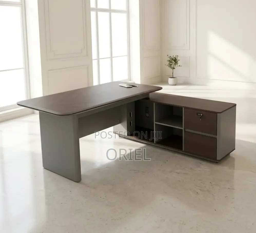 180CM Executive L-Shaped Office Desk : L-Shaped Manager Desk