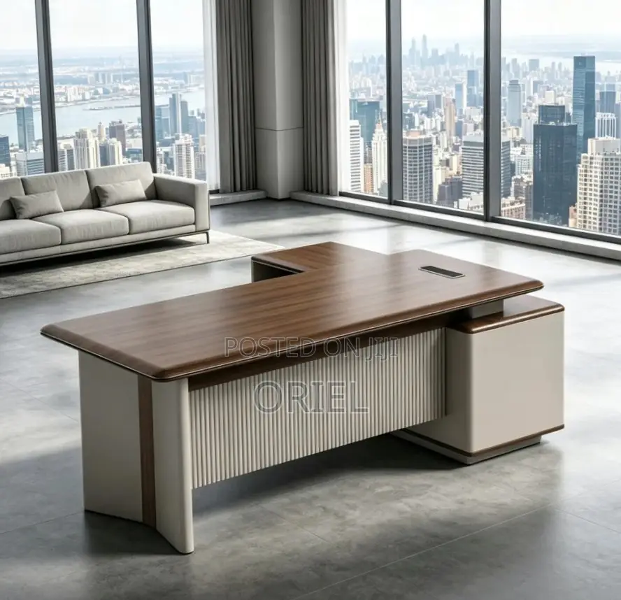 180CM Executive L-Shaped Office Desk : L-Shaped Manager Desk