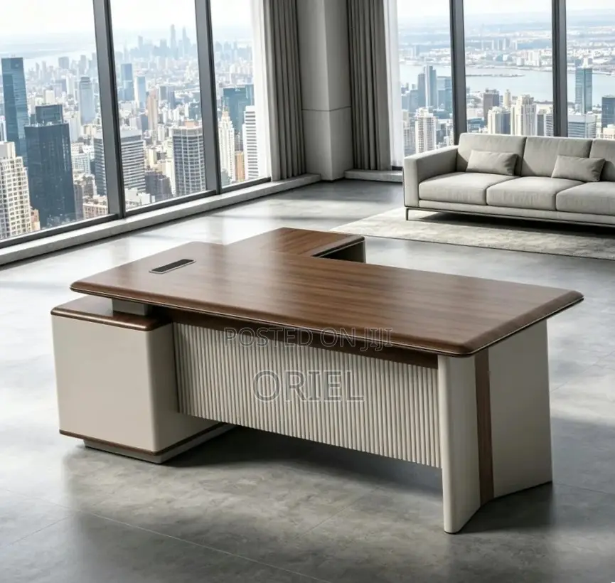 180CM Executive L-Shaped Office Desk : L-Shaped Manager Desk