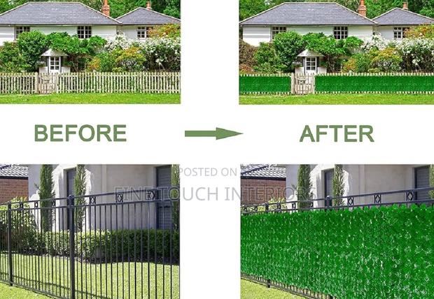 Premium Artificial Balcony Privacy Fence – 3m X 1m