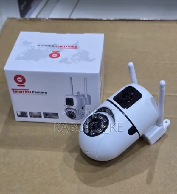 Wall Mounted V380 Dual Lens Wifi Bulb Camera – Smart Security Camera