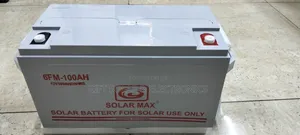 100Ah - 12v Gel Solar Battery Suitable for Home Use
