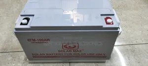 100Ah - 12v Gel Solar Battery Suitable for Home Use