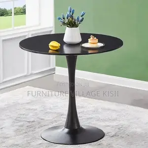 Home Furniture; Modern Black Marble Dining Table
