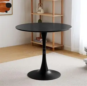 Home Furniture; Modern Black Marble Dining Table