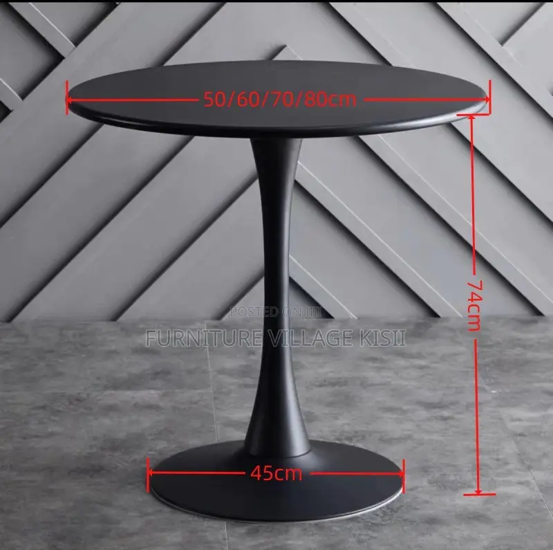 Home Furniture; Modern Black Marble Dining Table