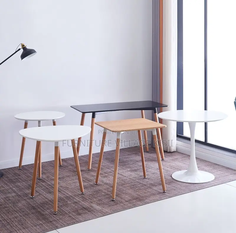 Home Furniture; Modern Black Marble Dining Table