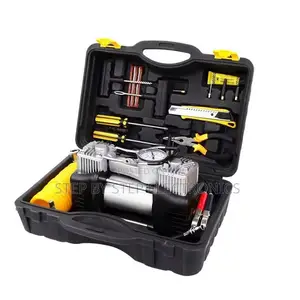 Portable Heavy Duty 12V Double Cylinder Car Air Compressor Pump
