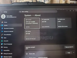 Laptop Lenovo 24GB Intel Core i7 SSD 512GB