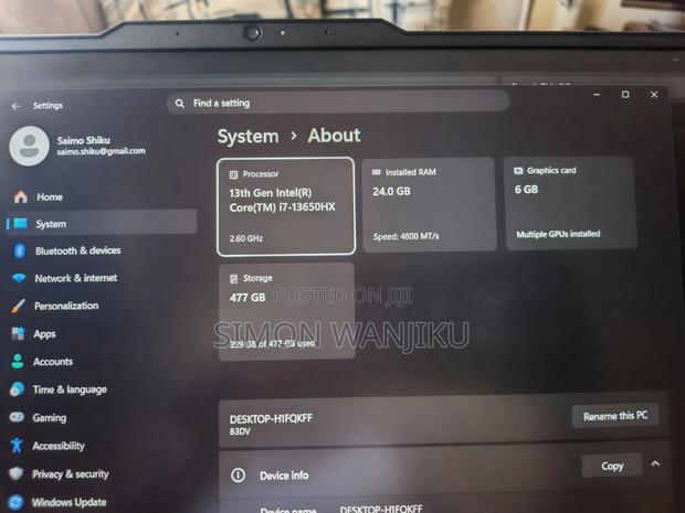 Laptop Lenovo 24GB Intel Core i7 SSD 512GB - thumbnail 4