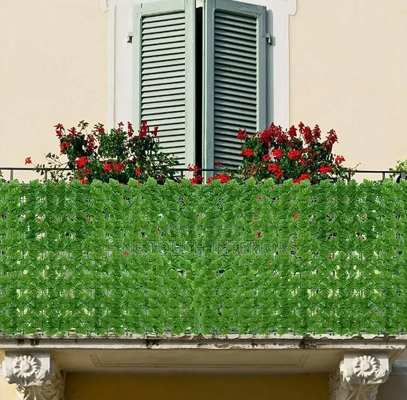 Artificial Balcony Privacy Hedge