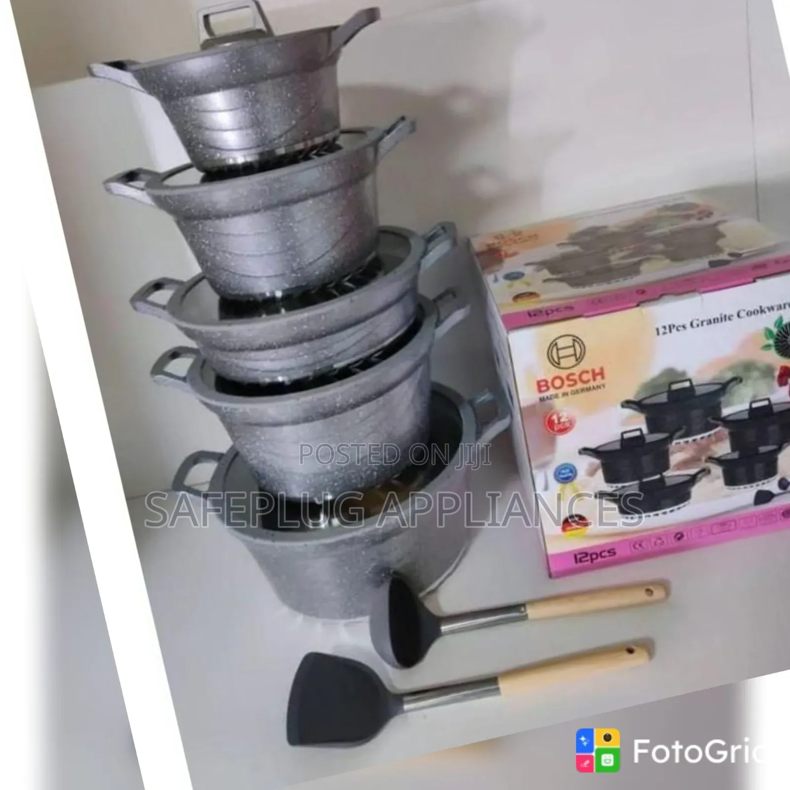 Bosch Granite Non-Stick Sufuria – Stylish, Durable Cooking Pot