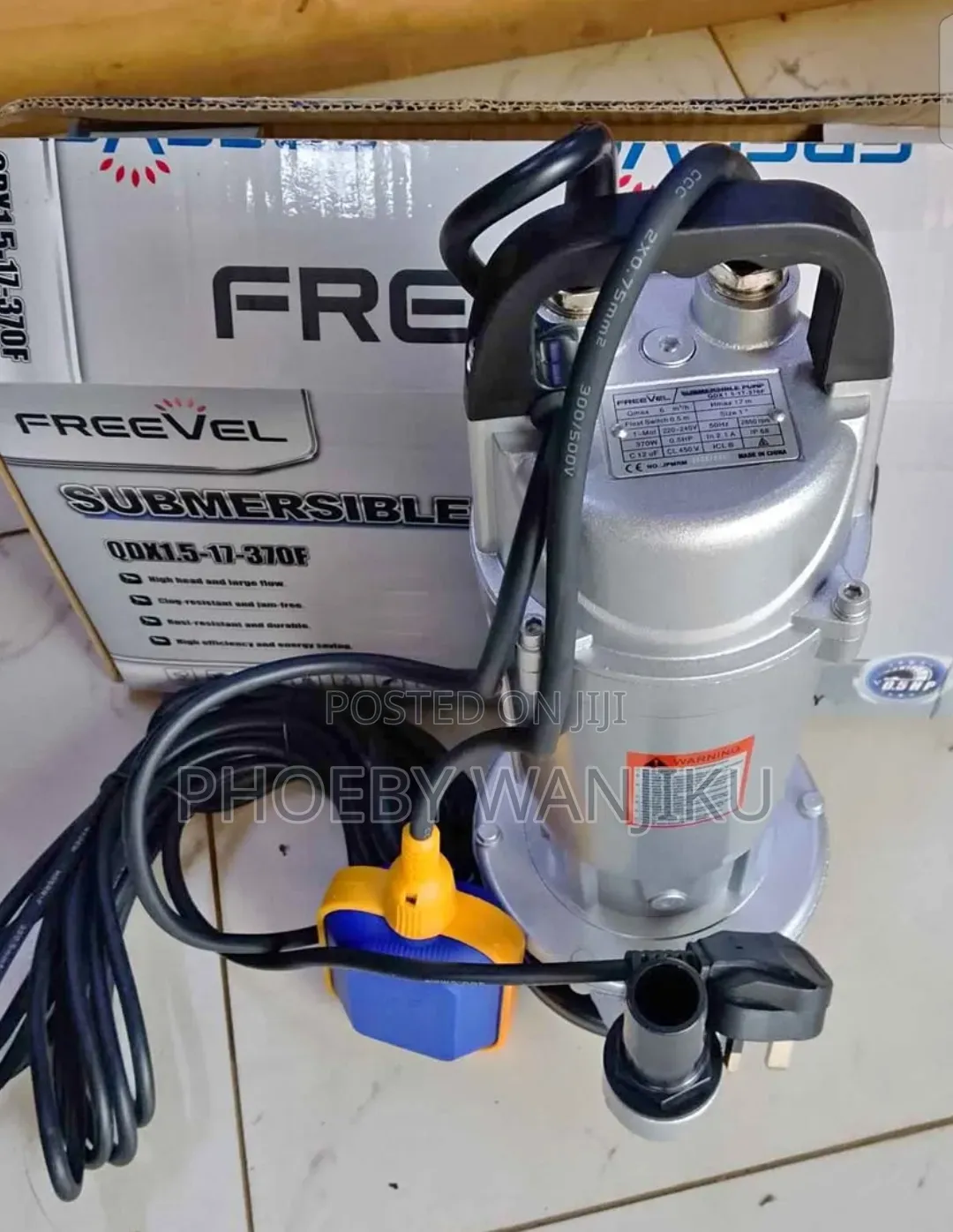 0.5HP Freevel Submersible Water Pump