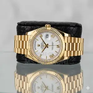 Automatic White Dial /Gold President Link Bracelet Rolex
