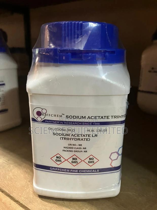 Sodium Acetate Trihydrate 500G – Griffchem