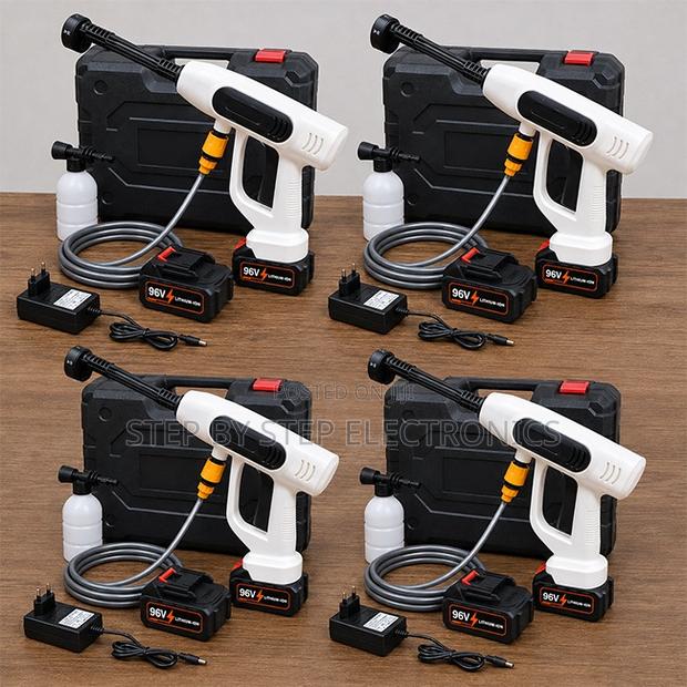 Portable Heavy Duty Cordless POWERFUL High Pressure Car Washer Gun