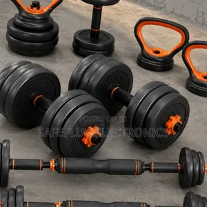 30KG Adjustable Kettlebell & Dumbbell Set – 6-in-1 Fitness Kit