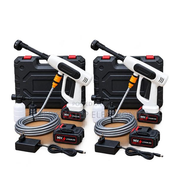 Portable Compact Design Cordless POWERFUL High Pressure Car Washer Gun
