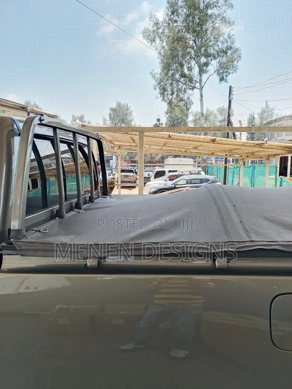 Toyota Hilux S/Cab Pick-Up Heavy-Duty Canvas { Ripstop } Tonneau Cover