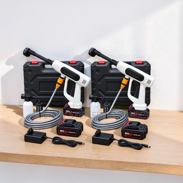 Portable Top Quality Cordless POWERFUL High Pressure Car Washer Gun