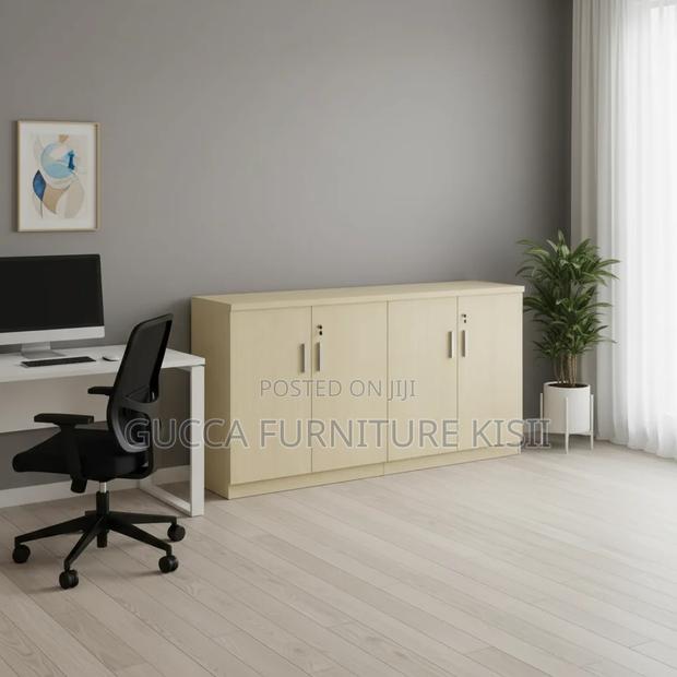 Credenza Cabinet; 4-Door Office Filling Credenza Cabinet - thumbnail 2