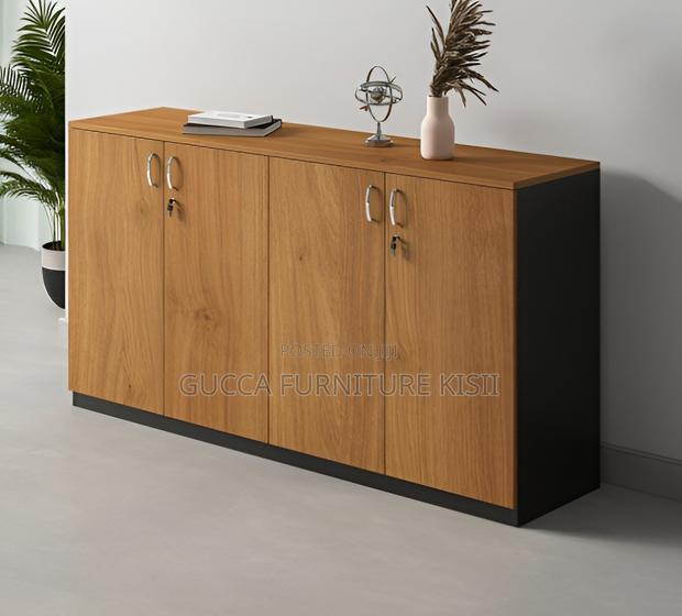 Credenza Cabinet; 4-Door Office Filling Credenza Cabinet - thumbnail 11