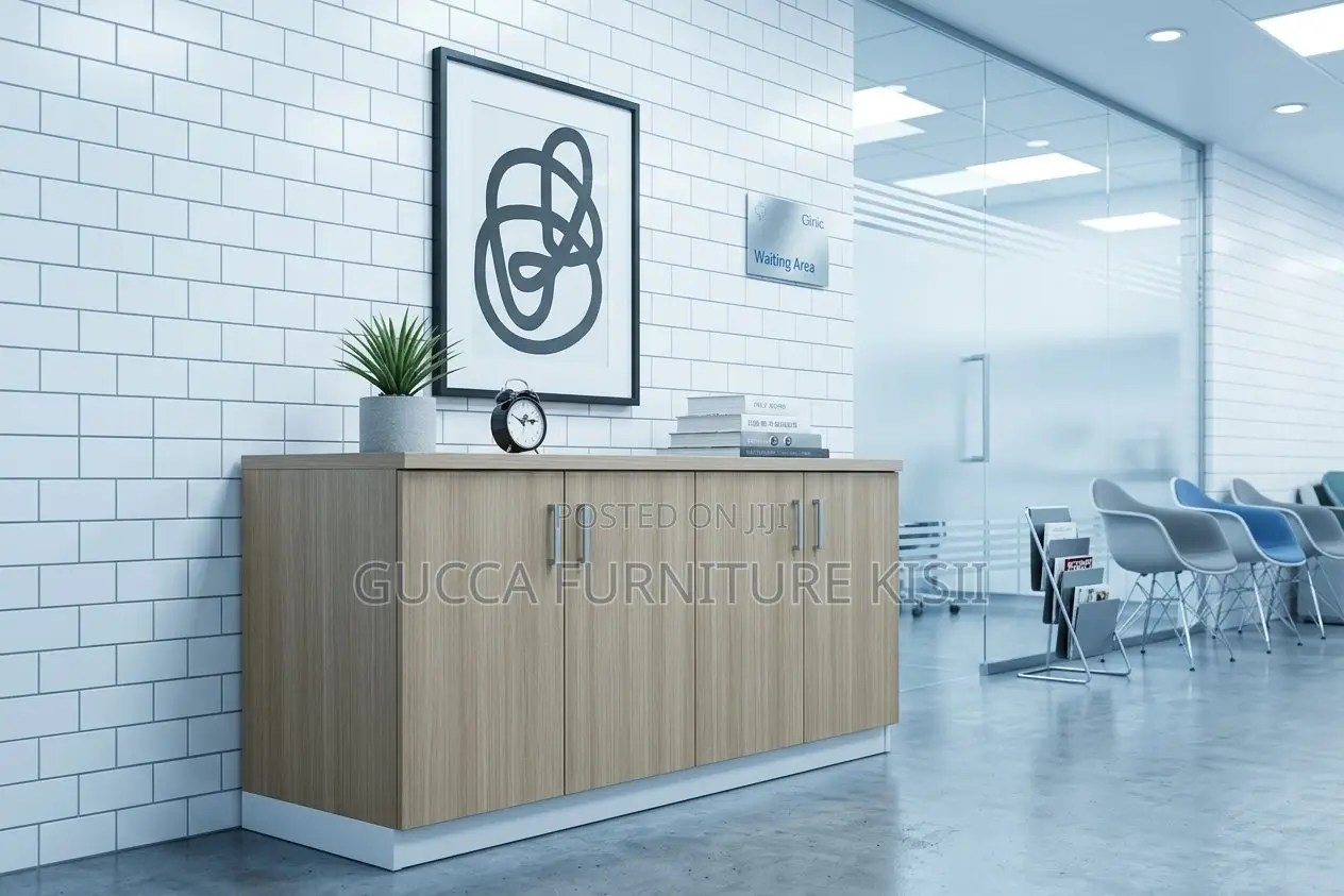Credenza Cabinet; 4-Door Office Filling Credenza Cabinet