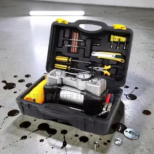 Manufacturer Prices 12V Double Cylinder Car Air Compressor Pump