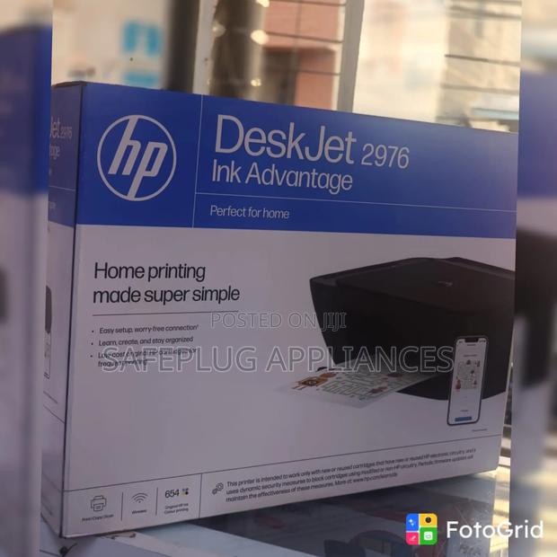 HP DeskJet 2976 All-in-One Printer – Print, Scan & Copy With Wi-Fi