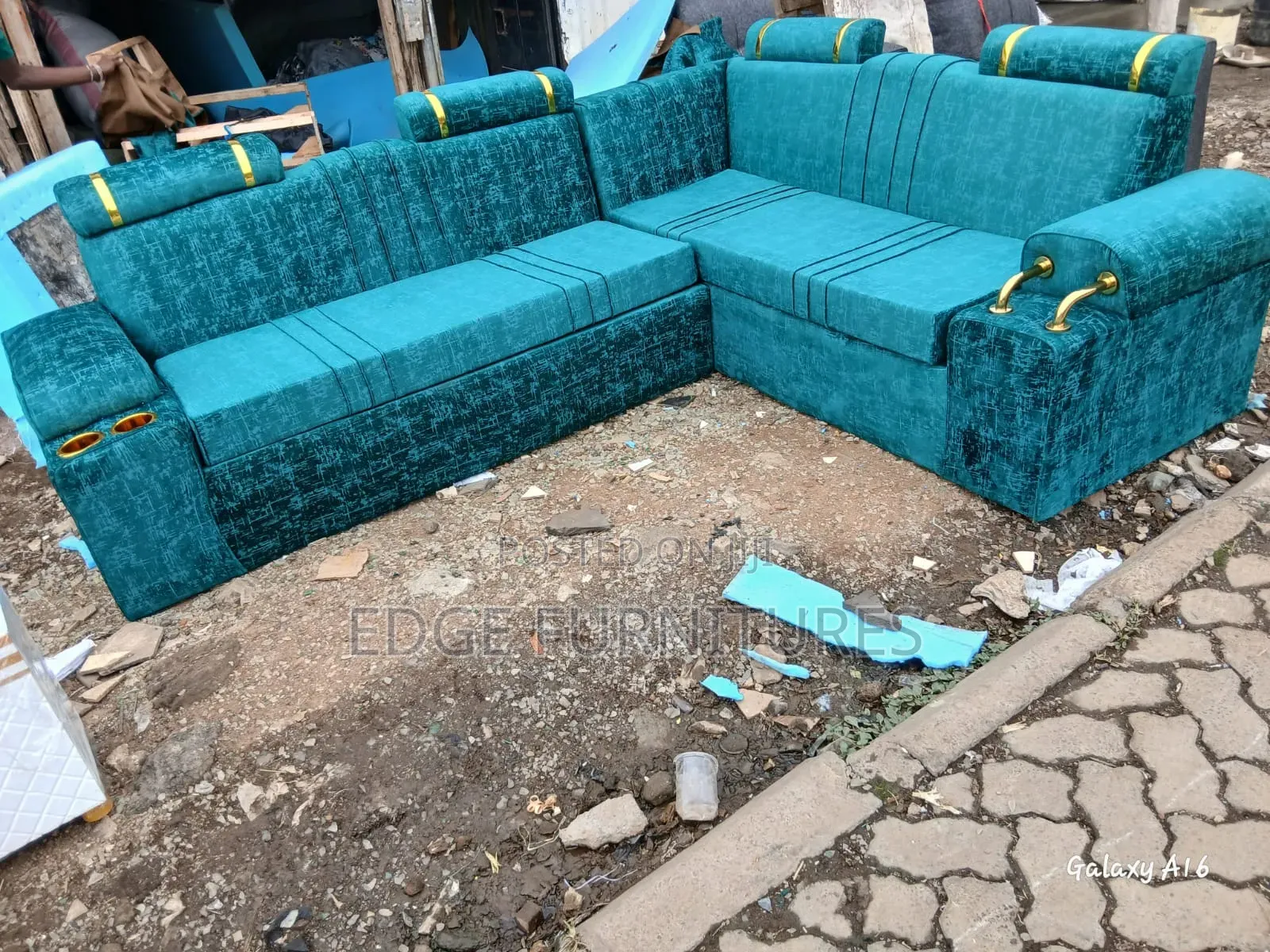 Grey 6seater Sofa Set for Sale