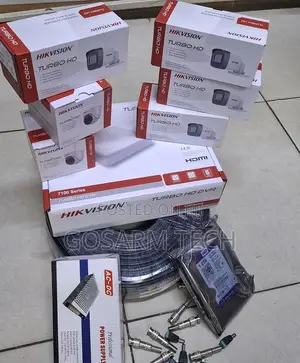8-Camera Hikvision CCTV Security System Kit – 2MP 1080P HD Cameras