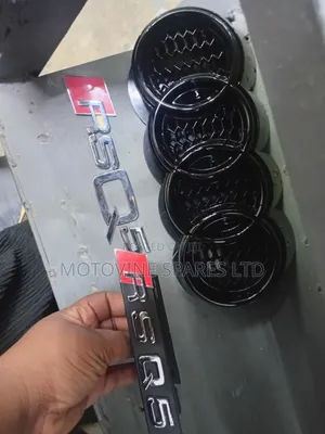Audi Logos and Rs Emblems