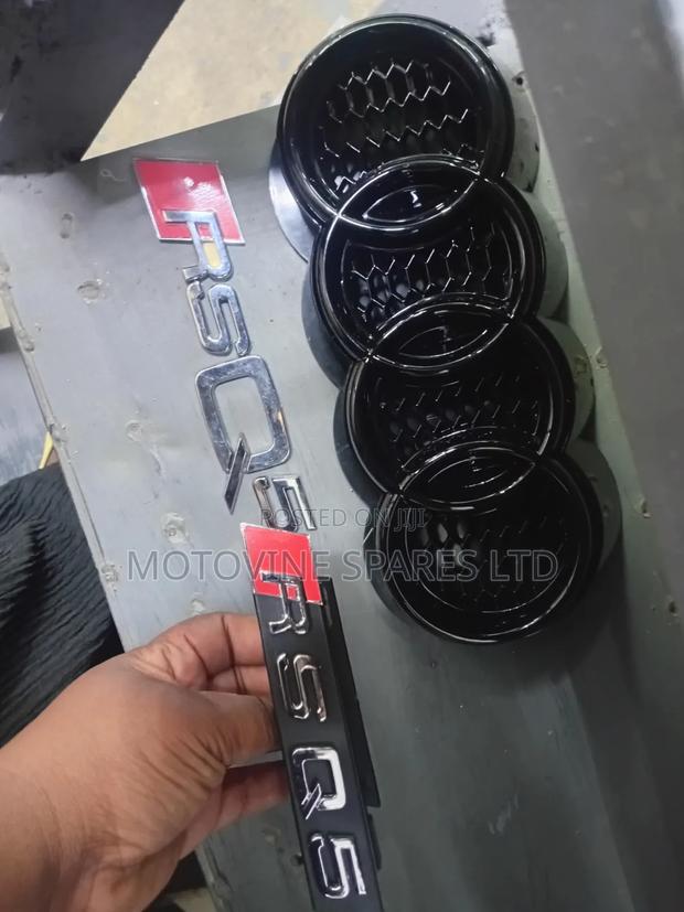 Audi Logos and Rs Emblems